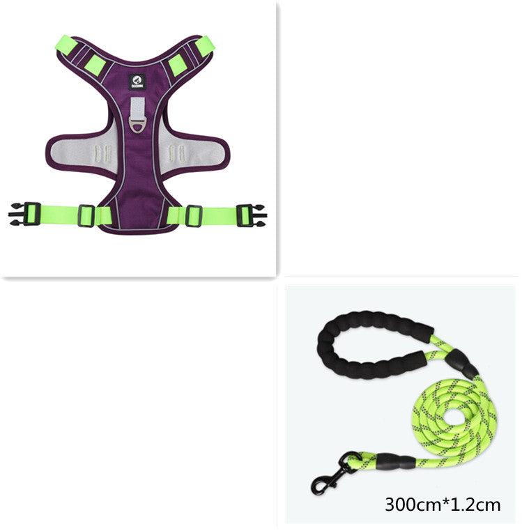 Large Dog Reflective Vest Harness