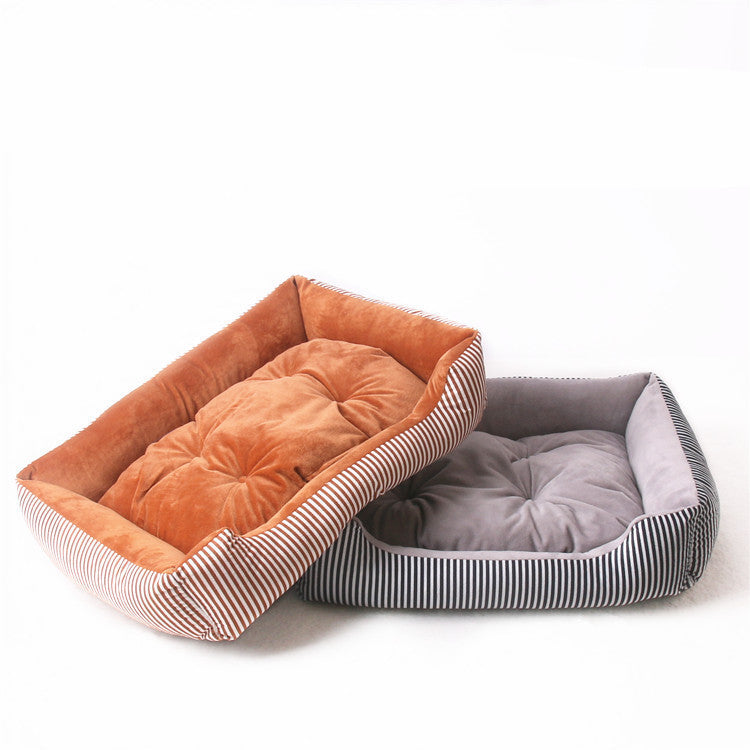 Kennel Dog Bed – Plush Pet Bed for Dogs & Cats