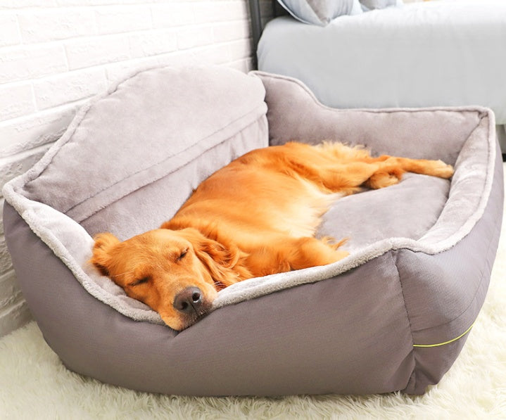 Pet’s Lounging Comfort: Premium Sofa-Style Dog Bed