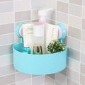 Space-Saving Bathroom Corner Shelf