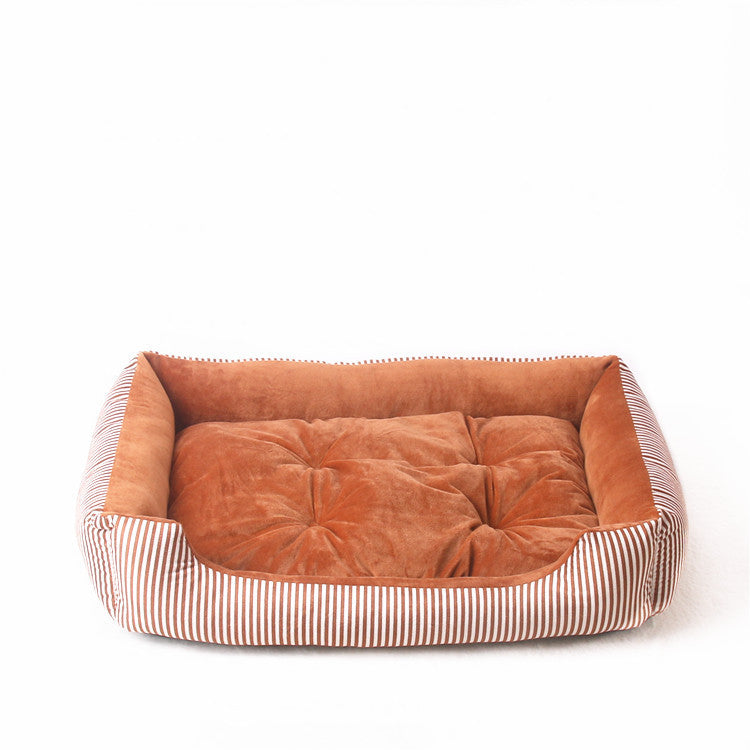 Kennel Dog Bed – Plush Pet Bed for Dogs & Cats