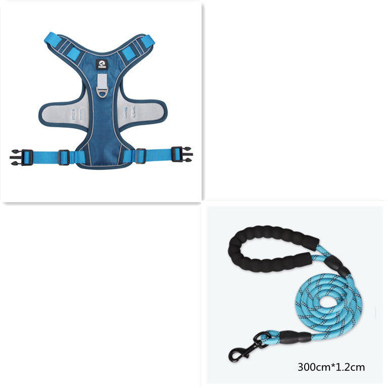 Large Dog Reflective Vest Harness