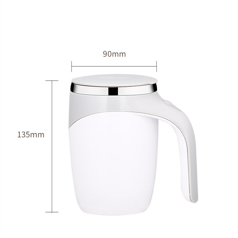 Self-Stirring Coffee Mug – Automatic Mixing Travel Cup