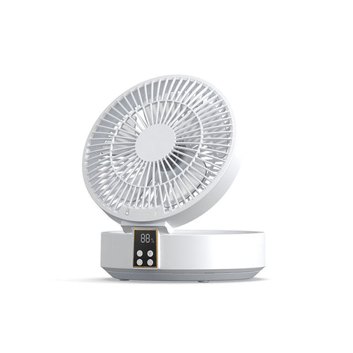 2-in-1 Rechargeable Desktop & Wall-Mounted Fan