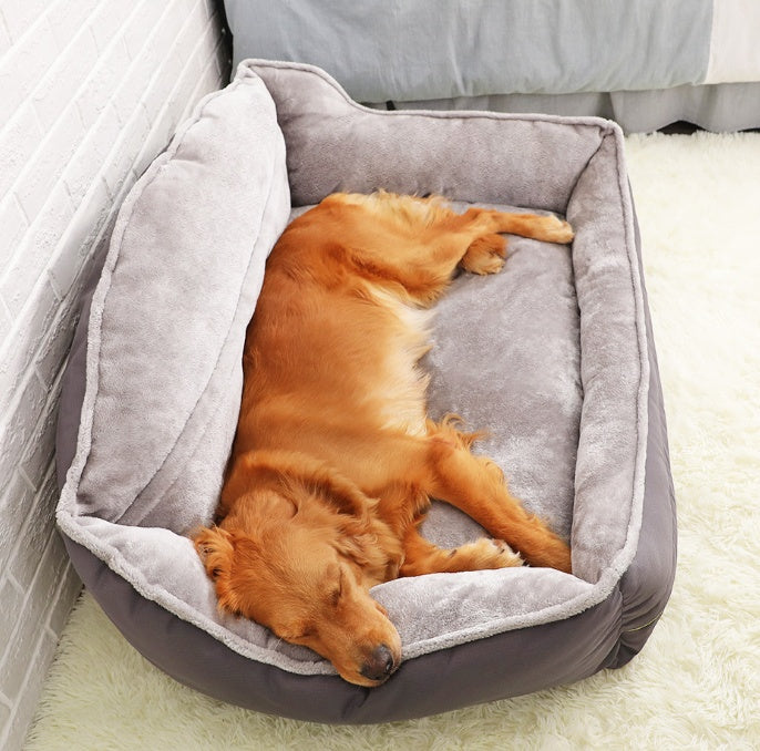 Pet’s Lounging Comfort: Premium Sofa-Style Dog Bed