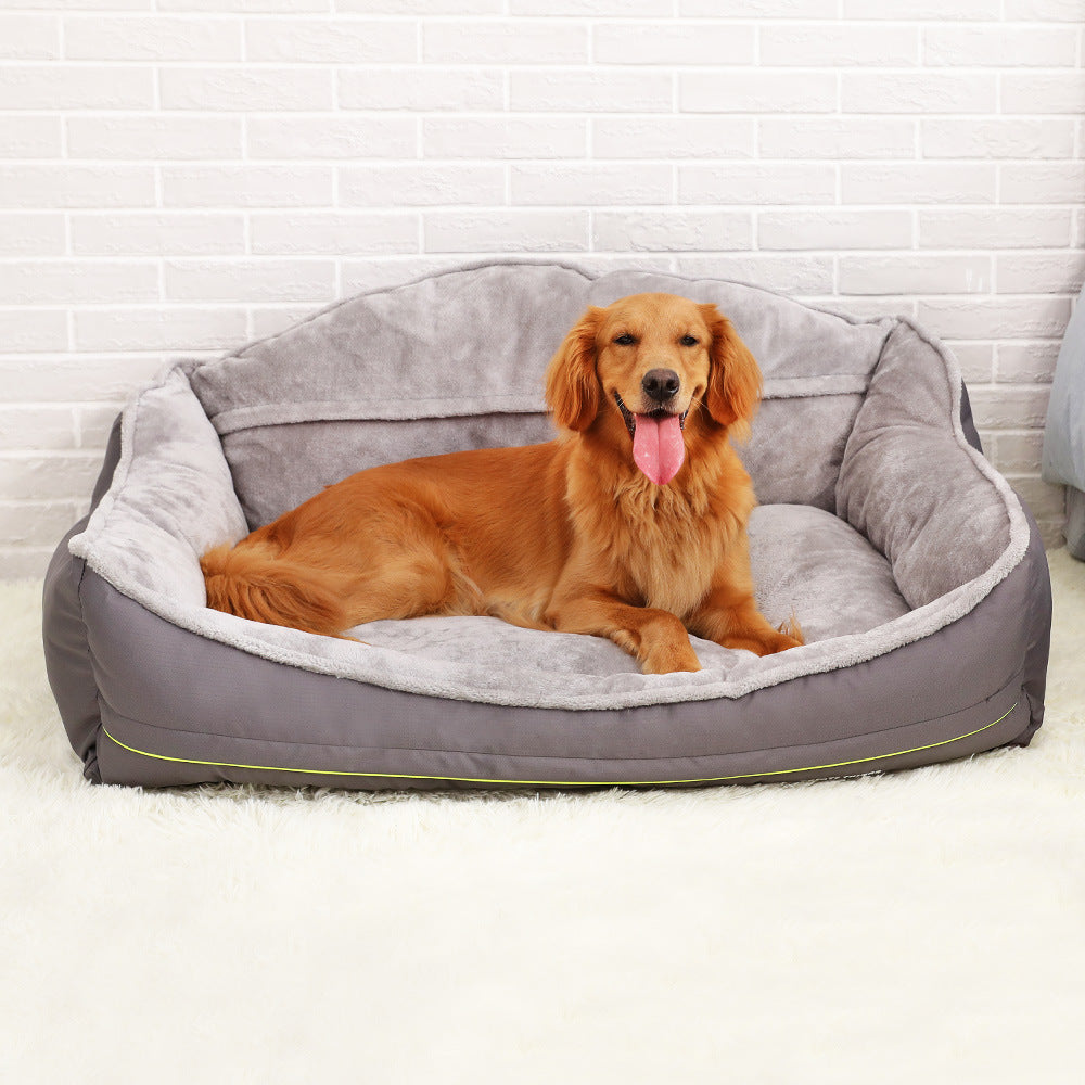 Pet’s Lounging Comfort: Premium Sofa-Style Dog Bed