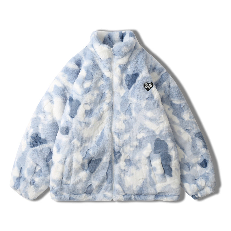 Loose Fit Zip-Up Cardigan Jacket