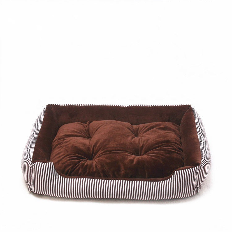 Kennel Dog Bed – Plush Pet Bed for Dogs & Cats