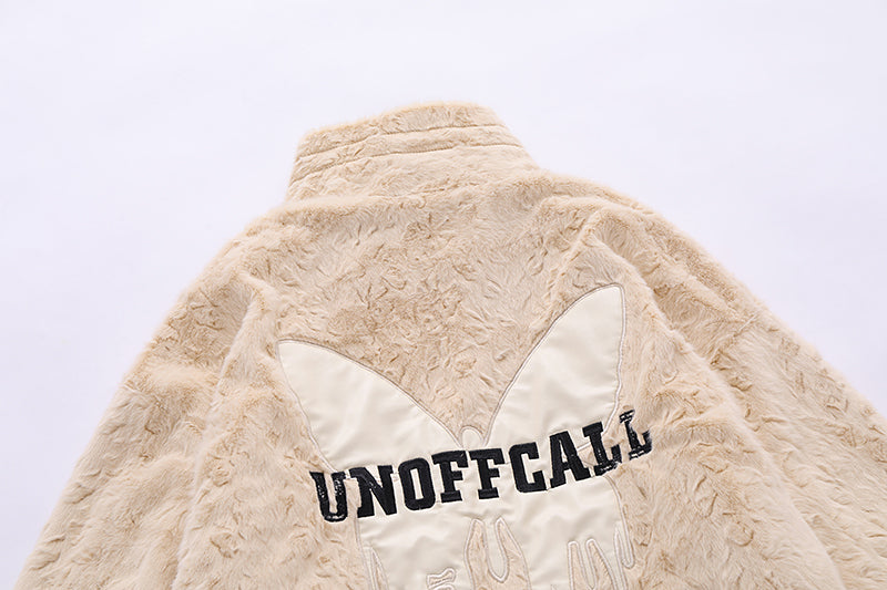 Youth Fleece-Lined Street Fashion Cardigan