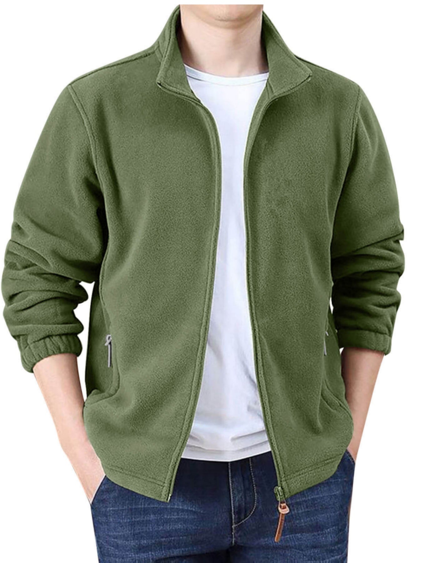 Men’s Stand Collar Slim Cardigan