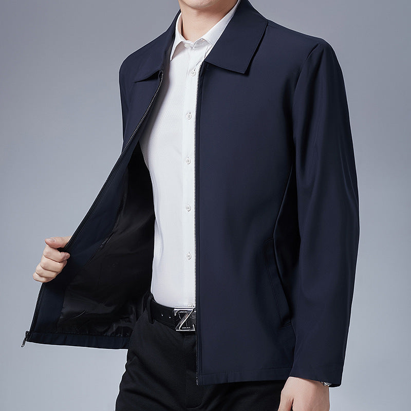 Refined Casual Lapel Jacket for Men – Smart & Everyday Wear