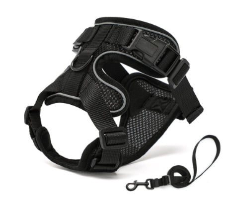 PawProwl Escape-Proof Adjustable Cat Harness with Leash
